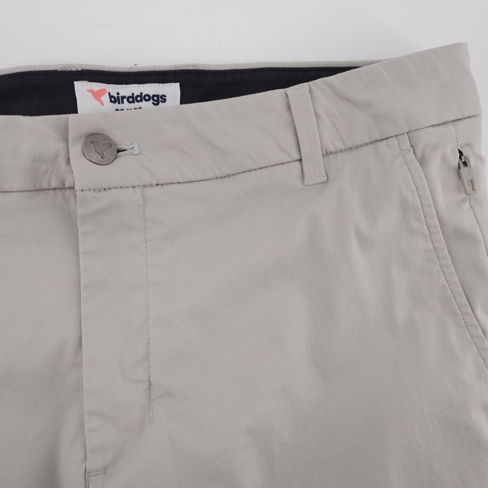 Birddogs Performance Khaki Chino Pants Grey Mens 32x28